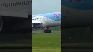 TUI B787-9 Landing at Manchester Airport! #shorts