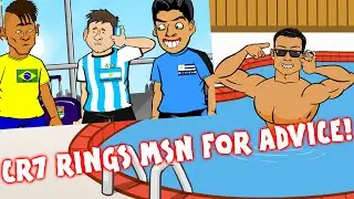 RONALDO rings MESSI/MSN for advice (Parody)(Real Madrid vs Atletico Champions League Final 2016 1-1)
