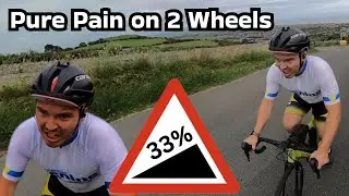 Gwaenysgor 33% Steep Hill Climb - Road Cycling Challenge in North Wales