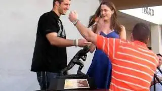Tim Tebow Proposes Before the Draft - Twitter@TheRealRothman