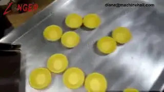 Automated Egg Tart Shell Making Machine|Egg Tart Skin Maker