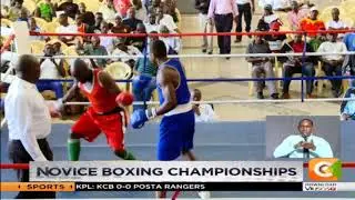 Oyoo knocks out Kola in the men's lightweight at Novice boxing championships