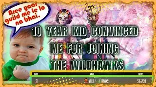 Cute Boy Convinced for joining the regional guild #WILDHAWKS