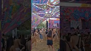 Beautiful dance floor scenes at Freeearth Festival 25 🇬🇷  #psytrance #ozorafestival #techno #rave