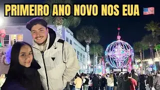 Nosso PRIMEIRO Ano Novo nos EUA 🇺🇸✨ Fomos para Daytona Beach