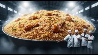 Inside a Mega Biryani Factory 🍗🍚 | How Chicken Biryani Is Mass-Produced with Modern Technology