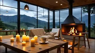 10 Hours of Cozy Coffee Shop Ambience ☕ 4K | Relax, Study, Sleep