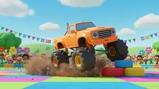 Monster Vehicles Dance | Fun Kids Song for Toddlers to Learn Vehicles and Movement