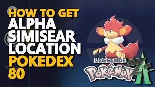 Alpha Simisear Location Pokemon Legends Z-A 80