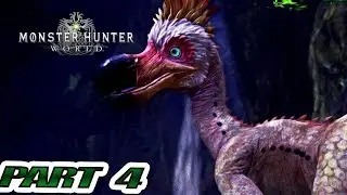 MONSTER HUNTER WORLD Gameplay | Part 4 | Find the campsite in the Ancient Forest [PS4 Pro]