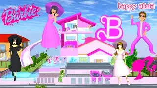 Mio Ubah Rumah Jadi Waterpark Barbie🤣😱💦 Yuta Ketemu Barbie Palsu | Sakura | Happy Alicia