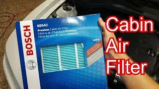 Cabin Air Filter Replacement 2015 Camaro