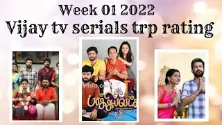 Star vijay serials trp rating this week 01 2022 | urban+rural |