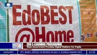 Governor Godwin Obaseki launched the Edobest at Home E-Learning programme