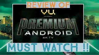 Vu Premium Android 4K TV (43