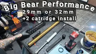 How to install Big Bear Performance 29mm or 32mm +2 cartridge kit for Harley Davidisons