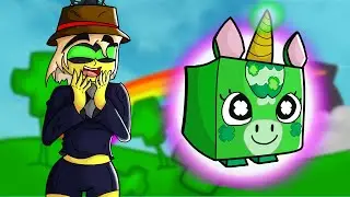 I HATCHED THE HUGE CLOVER UNICORN In Roblox Pet Simulator X St. Patrick's Event