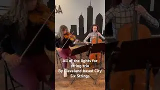 All of the lights for string trio #classicalmusic #violin #cello #stringtrio #chambermusic #strings