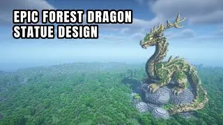 Forest Dragon Statue in Minecraft!