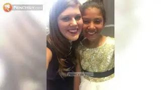 Gold Sequin Ivory Tulle Flower Girl Dresses | Princessly Dresses