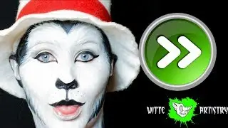 ✅CAT IN THE HAT MAKEUP Tutorial Dr Seuss (Speed-Paint) - Witte Artistry
