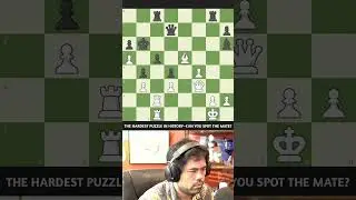 Why's Hikaru laughing?&lrm;&lrm; Can you solve the puzzle?&lrm;#chess #chesscom #checkmate