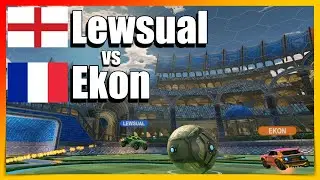 Lewsual vs Ekon | England vs France | Ranked Rocket League 1v1