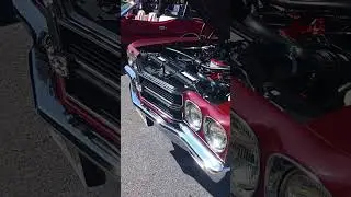 1970 CHEVELLE SS 396 4-ступенчатая механическая коробка передач, цвет клюквенный, салон белый, цв...