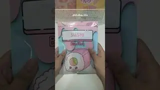 🤯😳 WOW!! SUPEEER CUTE!💖 ASMR Sushi Paper BlindBag DIY Squishy🍣! #blindbag #asmrunboxing #shorts