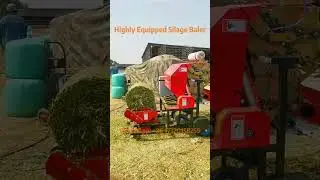 Highly Equipped Baling and Wrapping Machine to Ensure Quality Packaging and Freshness of Produce! 🌾✨