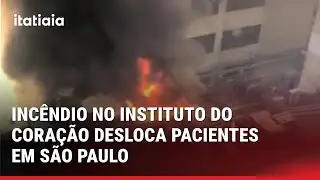 S&Atilde;O PAULO: PACIENTES S&Atilde;O RETIRADOS &Agrave;S PRESSAS AP&Oacute;S INC&Ecirc;NDIO NO INSTITUTO DO CORA&Ccedil;&Atilde;O!