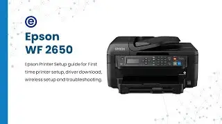 Epson WF 2650 Driver Download | Epson WF 2650 Software for WiFi Setup