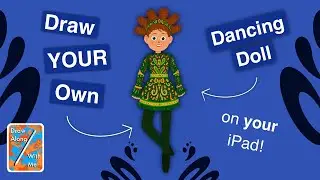 Learn to Draw a Dancing Doll in Honor of St. Patrick's Day! 🍀 | Procreate app on iPad | Digital Art