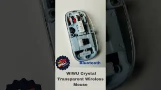 Trendy Hot Selling WIWU Crystal Transparent Wireless Mouse
