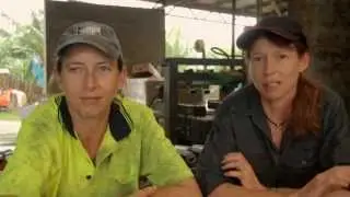 Australian Banana Growers 'The Seller Sisters' from El Arish, Queensland.