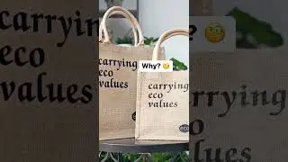 Our Jute Shopping Bag (Eco-Friendly Products) #short