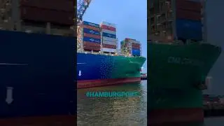 World&rsquo;s third largest container shipping company Vessel - CMA CGM #shipping #shorts #french #hamburg