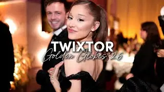 Ariana Grande 2026 Golden Globes | Scenepack | Twixtor | Brunette Look | Clips for Editing