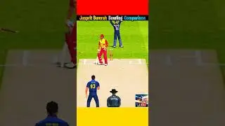 Jasprit Bumrah Bowling Comparison : RC20 vs RC22 vs WCC3 🤯 | GamerX #Shorts