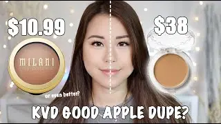 KVD Good Apple Foundation Dupe? Milani Cream to Powder Foundation Review |AlisonHa
