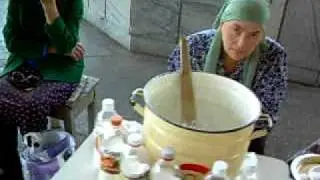 A small market in Samarkand