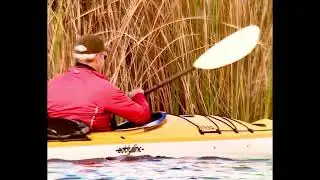Kayaker on Mittry Lake near Yuma Arizona ISA