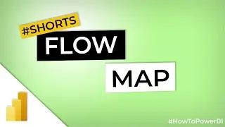 FLOW MAPS in Power BI #Shorts