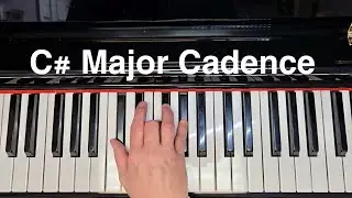 C Sharp Major Chord Progression Piano #pianochords 