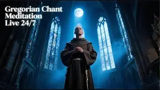 Gregorian Chants for Silent Reflection &mdash; Monastery Night Choir Live 24/7