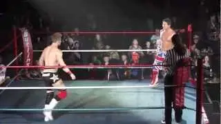 Dean Allmark vs Nathan Cruz from Skegness Butlins 17th Febuary 2013 All Star Wrestling UK UK