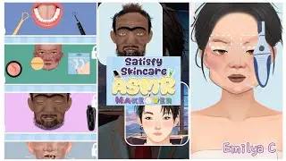 Satisfy Skincare : ASMR Makeover - Gameplay Walkthrough - [Android, ASMR Ios Games]