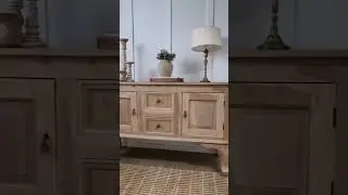Gorgeous restored Solid Indonesian Teak  Sideboard Buffet
