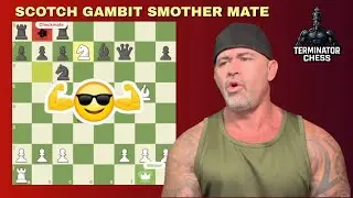 Scotch Gambit Checkmate #chess #checkmate #chessgame #chessstrategy #chessopening #chessopening 