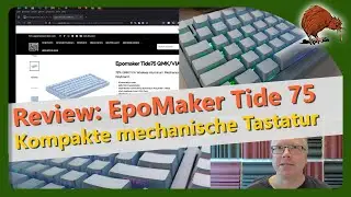 Review: Epomaker Tide 75, mechanische Tastatur